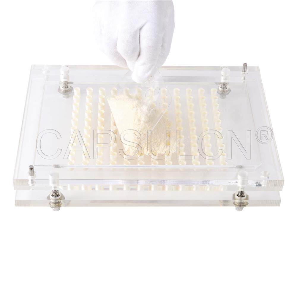 Semi auto capsule filler step 9