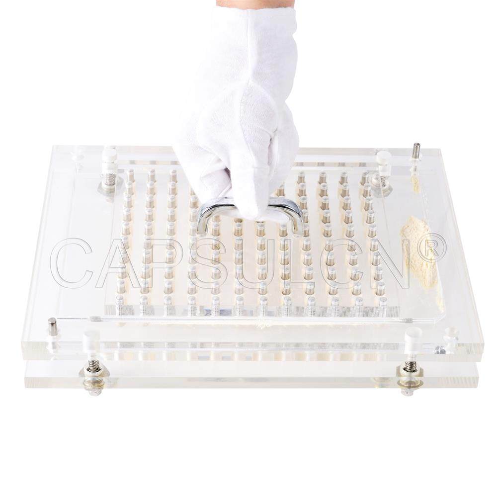 Semi auto capsule filler step 10