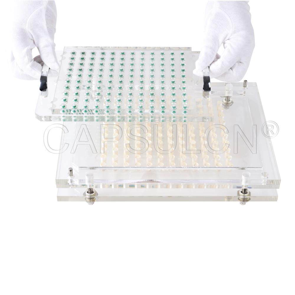 Semi auto capsule filler step 11