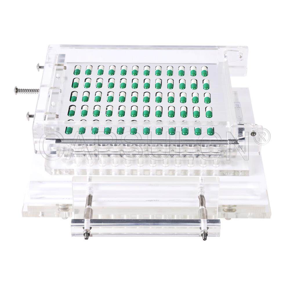 Semi auto capsule filler step 2