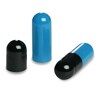 Picture of Size 00 black dark blue empty gelatin capsules