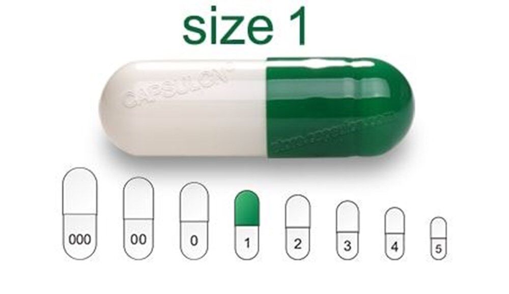 Picture for category Size 1 gelatin capsules