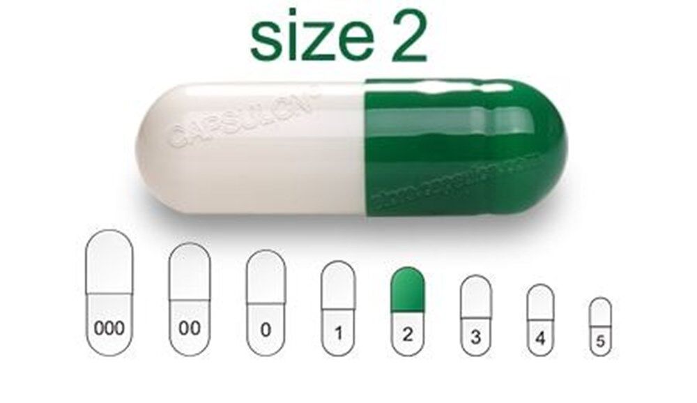 Picture for category Size 2  gelatin capsules