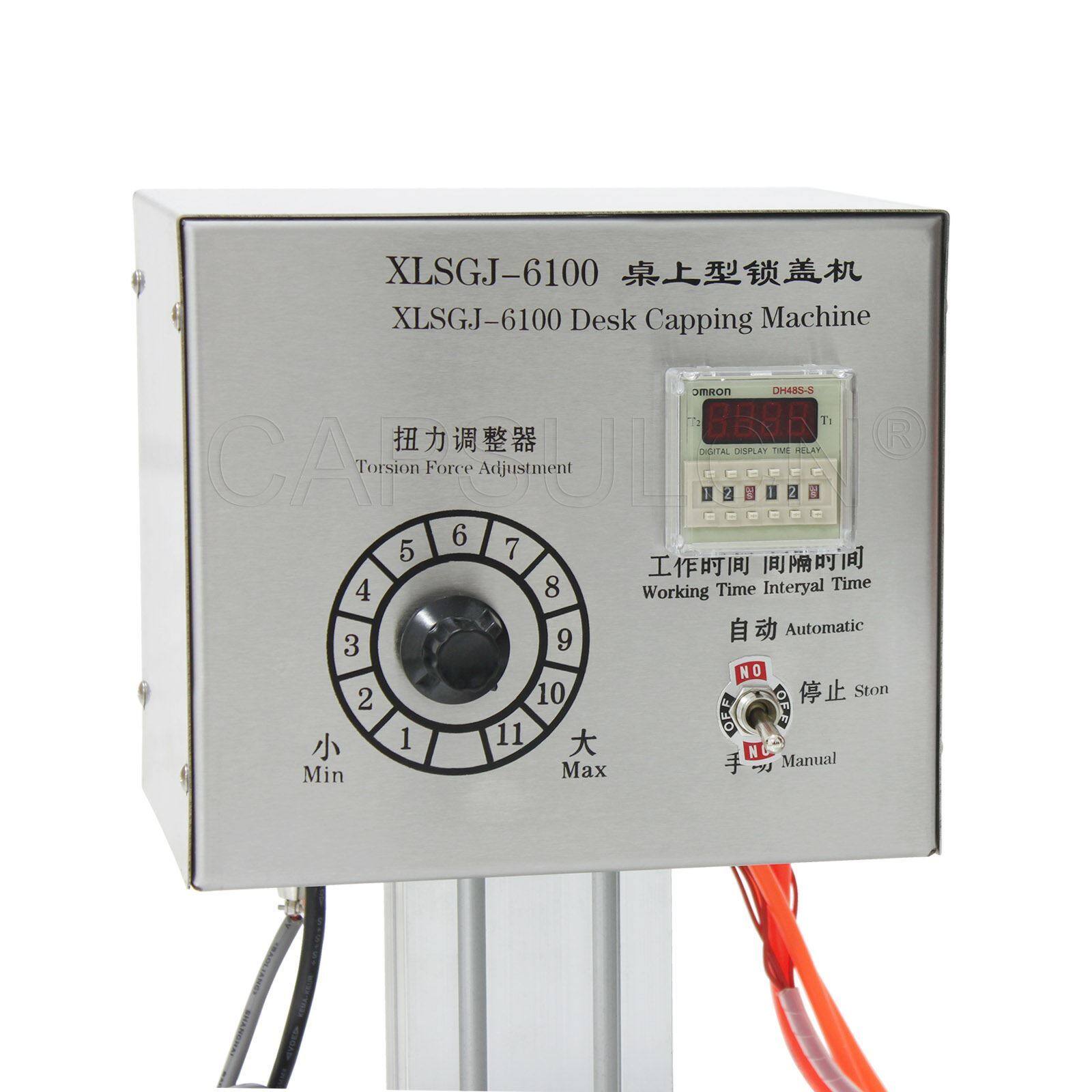 Capping Machine Cap Tightener Table-top Cap Screwing Machine SGJ-6100 ...