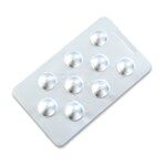 Picture of Round Tablet Blister Alu-Alu Packing Sheet with 9 holes