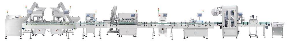 Picture of Tablet Capsule Counting Sealing Labeling Line