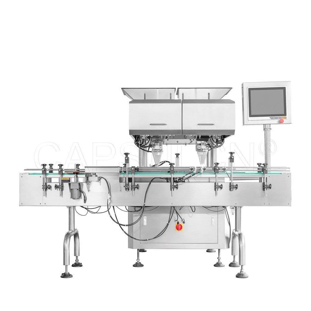 Picture of Automatic 16 Channel Vibration Intelligent Visual Capsule Counting Machine PBDS-16